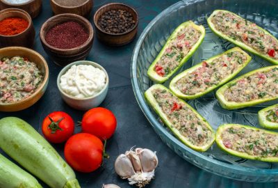 Courgettes farcies : un plat équilibré et esthétique à servir